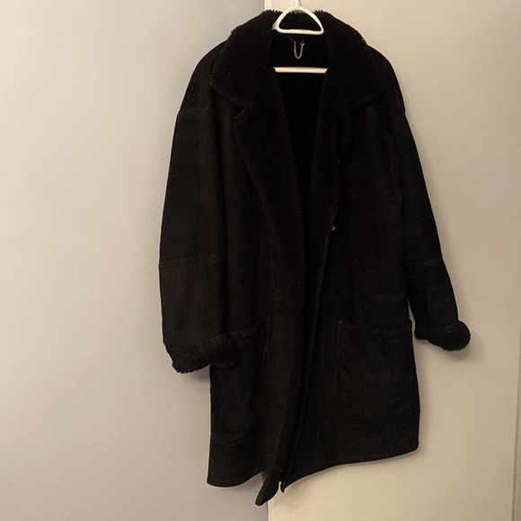 Vintage Black Wool Charles Jourdan Paris Men’s Coat - Picture 2 of 5